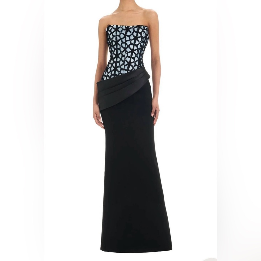 Black Asymmetrical Maxi dress for Cocktail